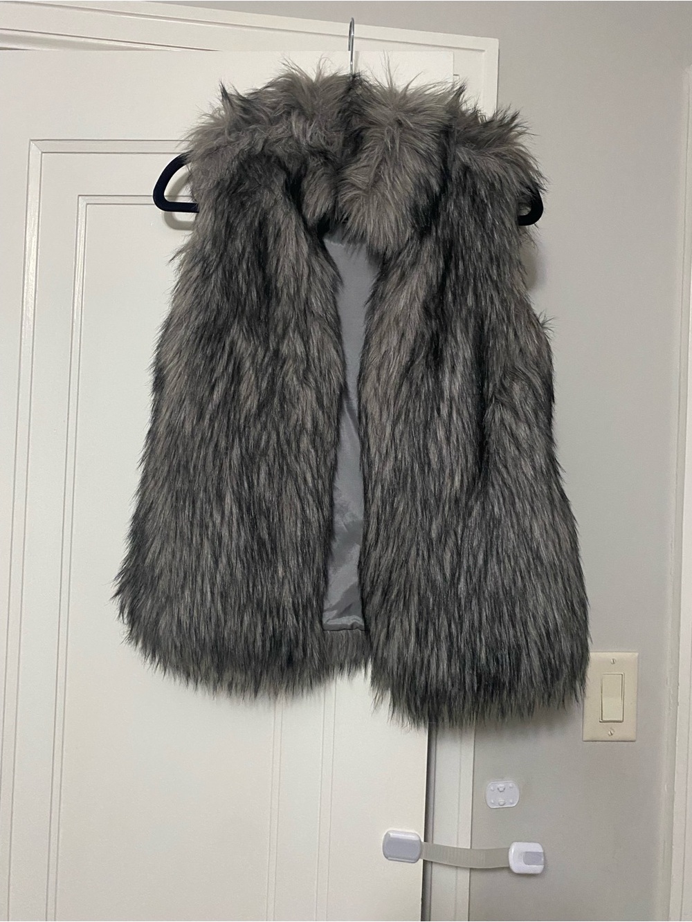 MICHAEL Michael Kors Gray Faux Fur Vest